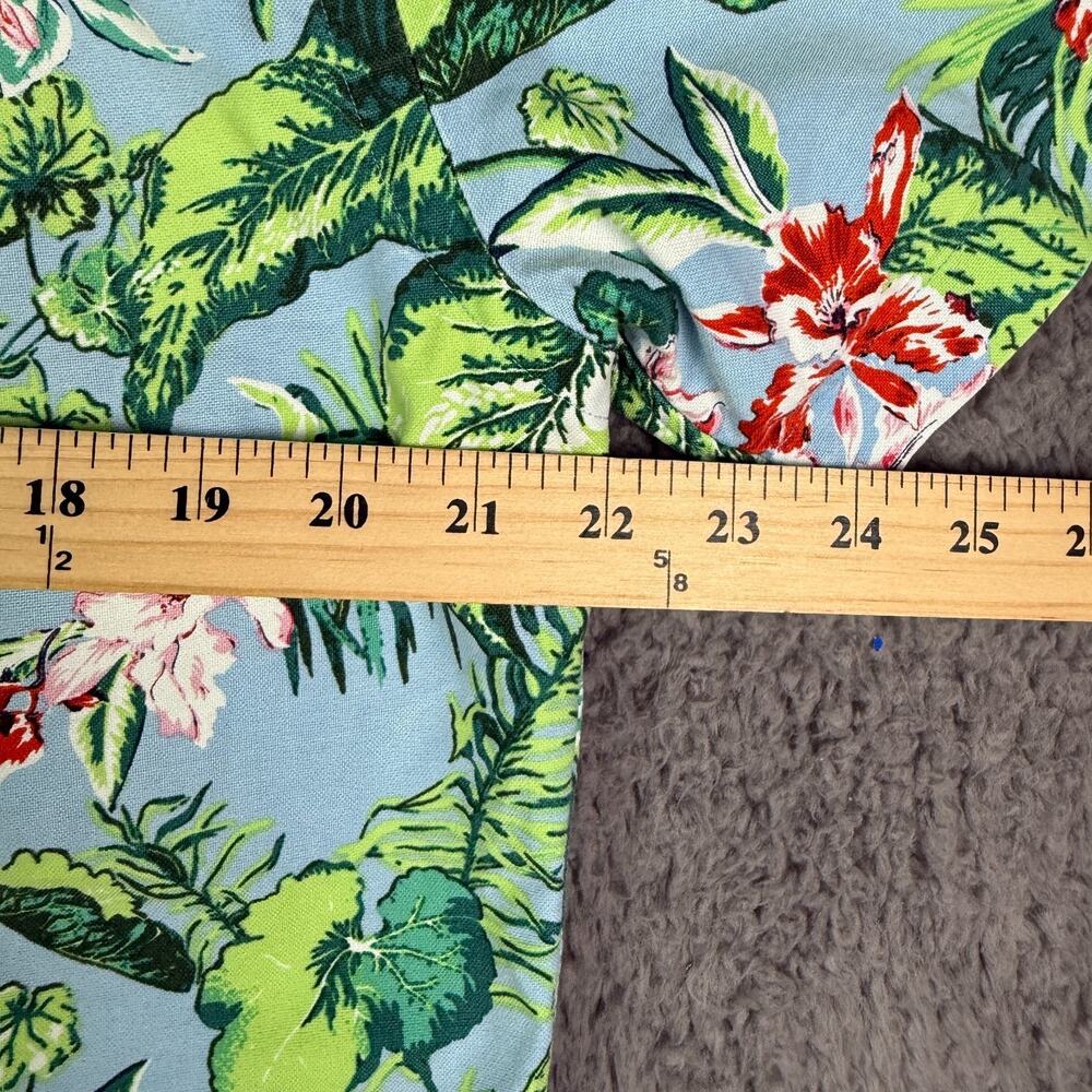 Ralph Lauren Shirt Mens L Floral Hawaiian Aloha Beach Slim Oxford Button OCBD - Picture 6 of 8